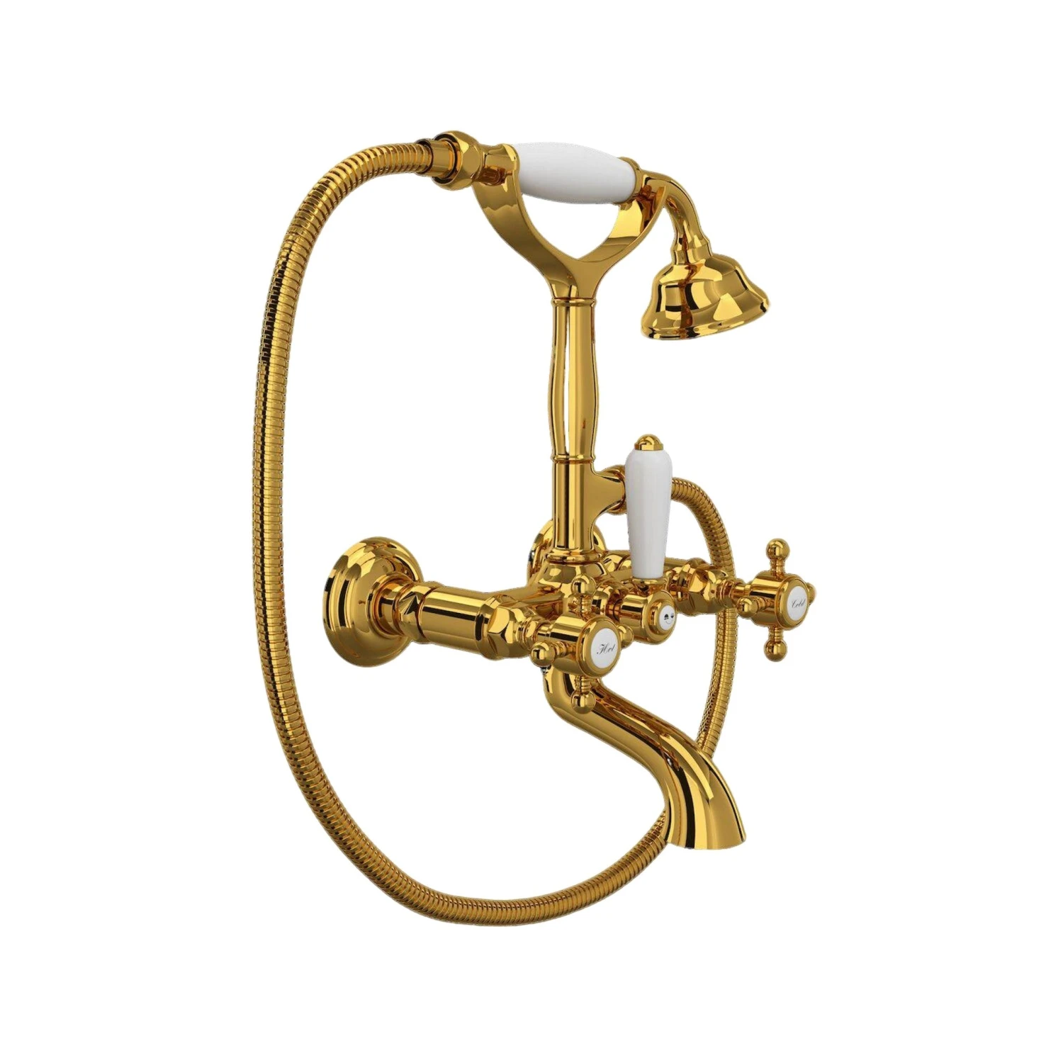 ROHL® EXPOSED WALL MOUNT TUB FILLER (CROSS HANDLE) 6 ROHL® EXPOSED WALL MOUNT TUB FILLER (CROSS HANDLE) - Image 6