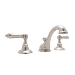 VIAGGIO® WIDESPREAD LAVATORY FAUCET WITH LOW SPOUT (LEVER HANDLE) 9 VIAGGIO® WIDESPREAD LAVATORY FAUCET WITH LOW SPOUT (LEVER HANDLE) -Robinson Sale Store ROHLA1408LMSTN 2 yuftq8kknwtlveenrcax
