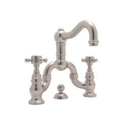 ACQUI® BRIDGE LAVATORY FAUCET (CROSS HANDLE) -Robinson Sale Store ROHLA1419XMSTN 2 wbrenfbvycyduxcsuoym