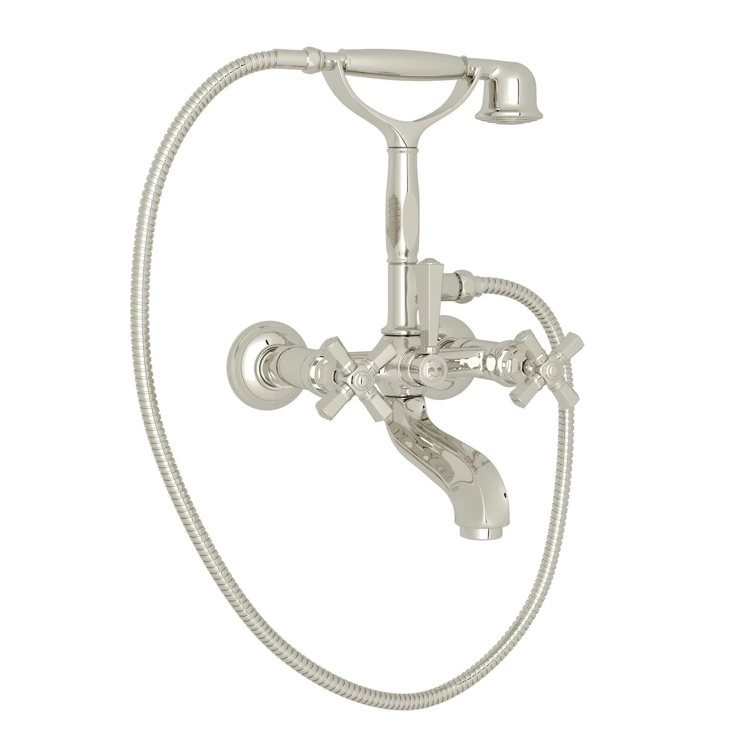 PALLADIAN® EXPOSED WALL MOUNT TUB FILLER (CROSS HANDLE) 3 PALLADIAN® EXPOSED WALL MOUNT TUB FILLER (CROSS HANDLE) - Image 3