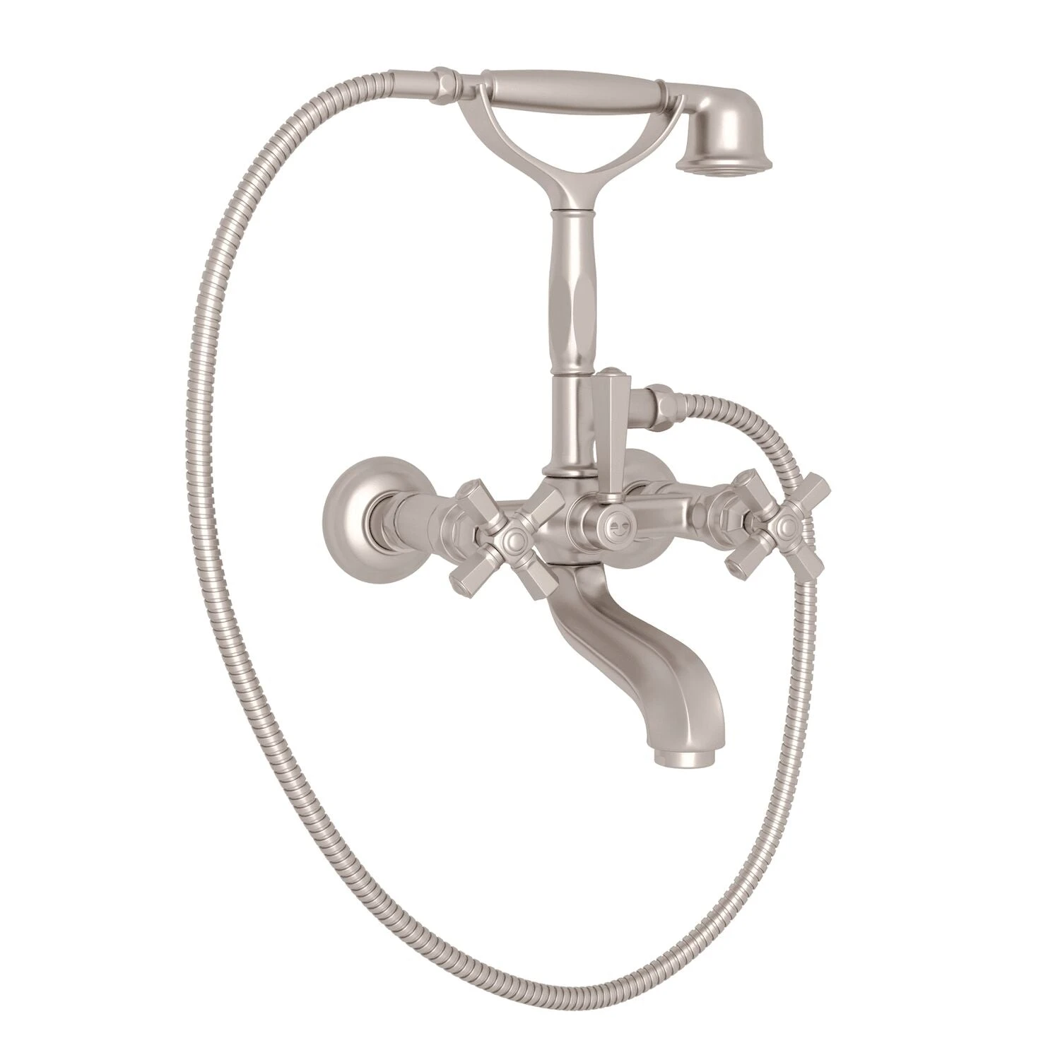 PALLADIAN® EXPOSED WALL MOUNT TUB FILLER (CROSS HANDLE) 4 PALLADIAN® EXPOSED WALL MOUNT TUB FILLER (CROSS HANDLE) - Image 4