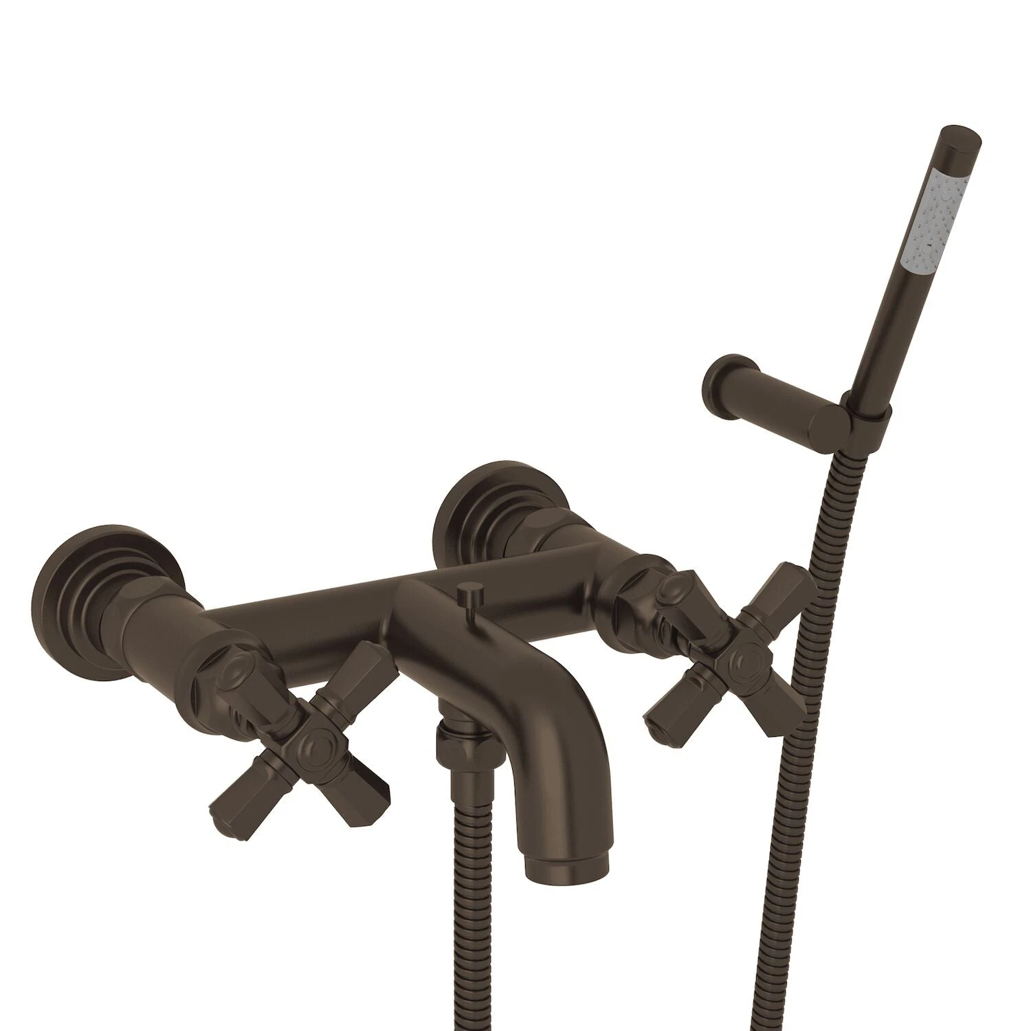 SAN GIOVANNI EXPOSED WALL MOUNT TUB FILLER (CROSS HANDLE) 4 SAN GIOVANNI EXPOSED WALL MOUNT TUB FILLER (CROSS HANDLE) - Image 4