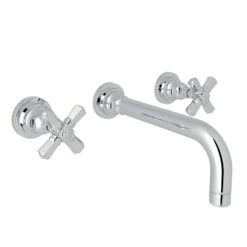 SAN GIOVANNI WALL MOUNT LAVATORY FAUCET (CROSS HANDLE)