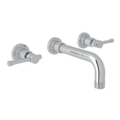 CAMPO WALL MOUNT LAVATORY FAUCET (INDUSTRIAL LEVER HANDLE)