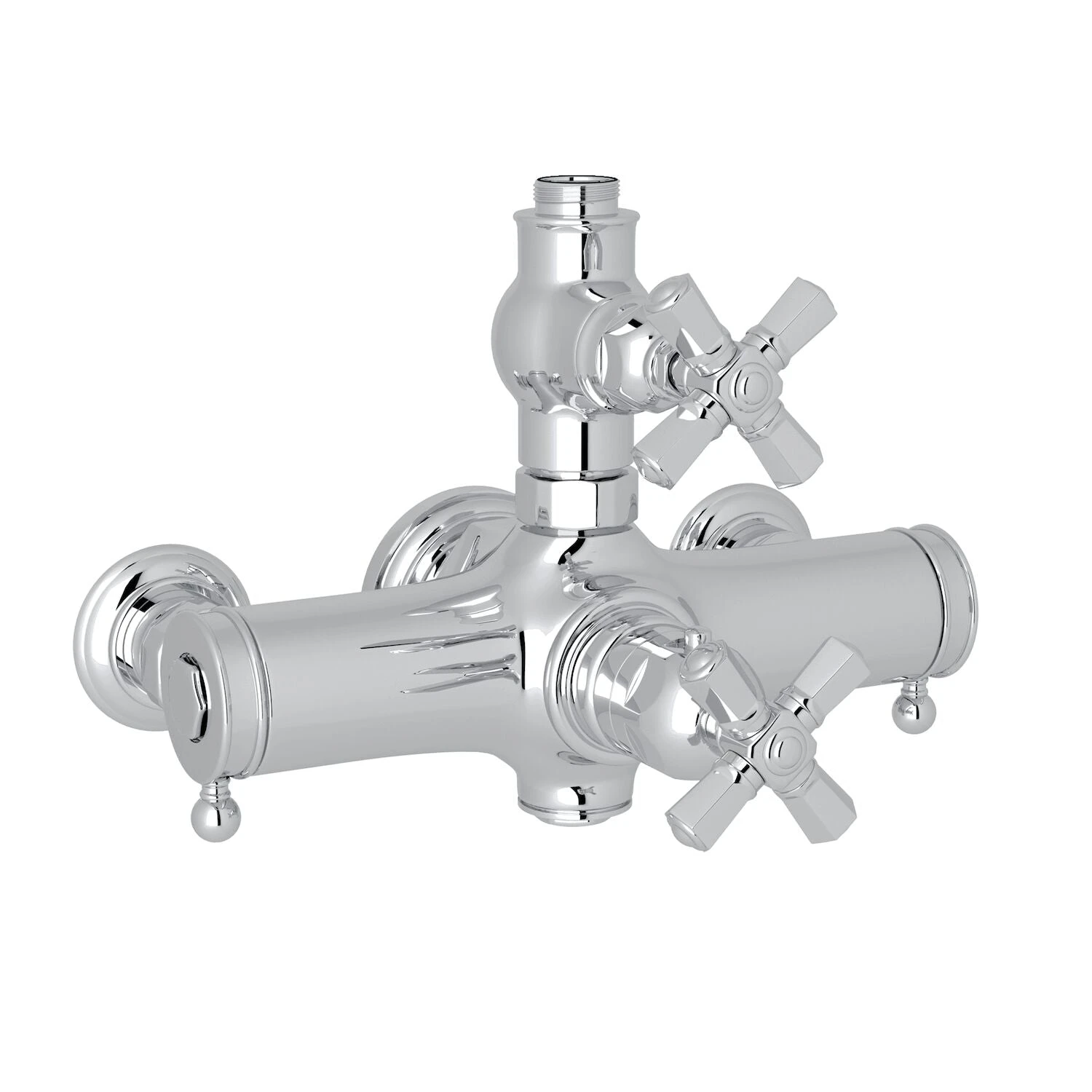PALLADIAN® EXPOSED THERM VALVE WITH VOLUME AND TEMPERATURE CONTROL (CROSS HANDLE) 1 PALLADIAN® EXPOSED THERM VALVE WITH VOLUME AND TEMPERATURE CONTROL (CROSS HANDLE)