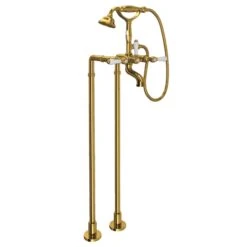 FLOOR MOUNT TUB FILLER -Robinson Sale Store ROHLAKIT1401NLPULB