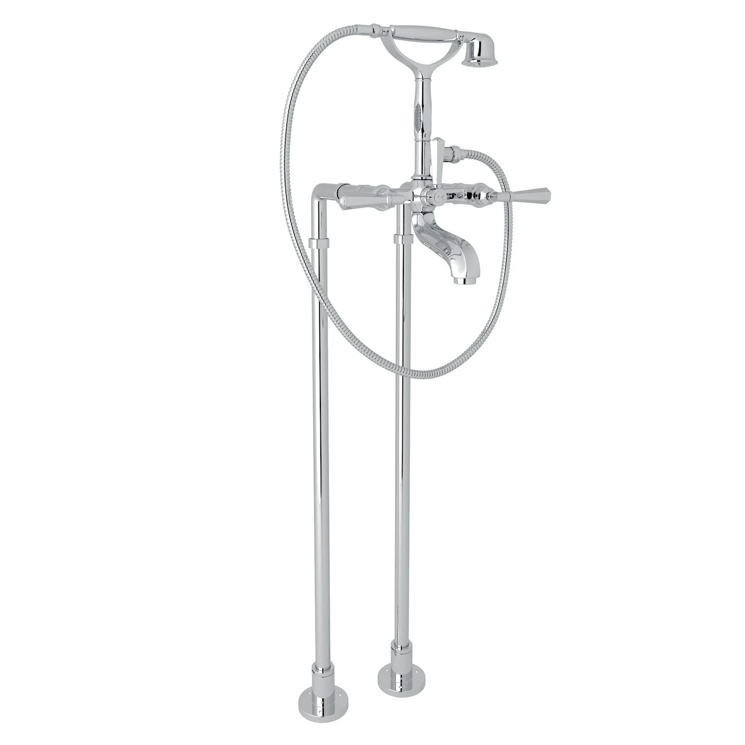 PALLADIAN® FLOOR MOUNT TUB FILLER (LEVER HANDLE) 1 PALLADIAN® FLOOR MOUNT TUB FILLER (LEVER HANDLE)
