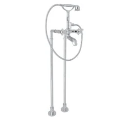 PALLADIAN® FLOOR MOUNT TUB FILLER (CROSS HANDLE)