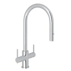 PIRELLONE TWO HANDLE PULL-DOWN KITCHEN FAUCET