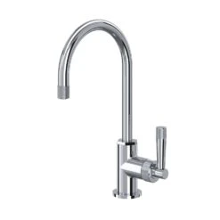 GRACELINE® BAR/FOOD PREP KITCHEN FAUCET WITH C-SPOUT (LEVER HANDLE)