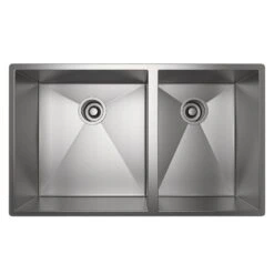 FORZE 31" DOUBLE BOWL STAINLESS STEEL KITCHEN SINK