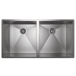 FORZE 35" DOUBLE BOWL STAINLESS STEEL KITCHEN SINK