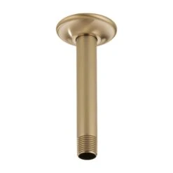 6" CEILING MOUNT SHOWER ARM AND FLANGE WITH ROUND BASE