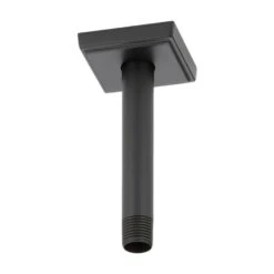 6-INCH CEILING MOUNT SHOWER ARM AND FLANGE WITH SQUARE BASE