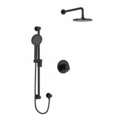 ODE SHOWER KIT 323 WITH HAND SHOWER AND SHOWER HEAD -Robinson Sale Store RiobelKIT323ODBK KIT323ODBK