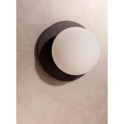 S KREMA 8" WALL/CEILING LIGHT 18 S KREMA 8" WALL/CEILING LIGHT -Robinson Sale Store S KREMA lifestyle close