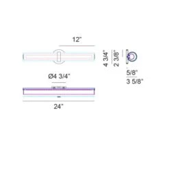 SATCHIE WALL SCONCE (MULTIPLE SIZES) -Robinson Sale Store S035 S03524 Dimmensions