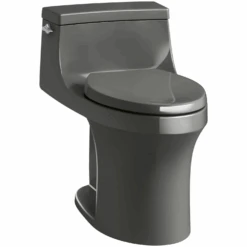 SAN SOUCI COMFORT HEIGHT ONE-PIECE COMPACT ELONGATED TOILET -Robinson Sale Store SANSOUCCIELONGATEDTHUNDERGREY