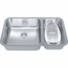 STEEL QUEEN UNDERMOUNT DOUBLE BOWL STAINLESS STEEL KITCHEN SINK
