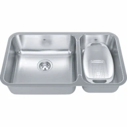 STEEL QUEEN UNDERMOUNT DOUBLE BOWL STAINLESS STEEL KITCHEN SINK -Robinson Sale Store STEEL QUEEN SINK 3