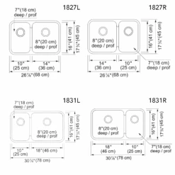 STEEL QUEEN UNDERMOUNT DOUBLE BOWL STAINLESS STEEL KITCHEN SINK -Robinson Sale Store STEEL QUEEN SINK 4