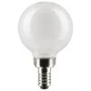 LED BULB 5.5 WATT G16.5 CANDELABRA BASE 3000K 120 VOLT