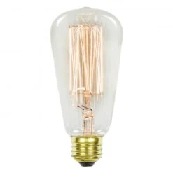 INCANDESCENT DECORATIVE CHANDELIER LIGHT BULB 60W 120V MEDIUM BASE E26 S60