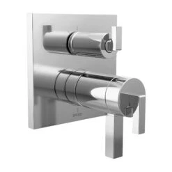 FRANK LLOYD WRIGHT 3-FUNCTION INTEGRATERD THERMOSTATIX DIVERTER TRIM - LESS HANDLES 6 FRANK LLOYD WRIGHT 3-FUNCTION INTEGRATERD THERMOSTATIX DIVERTER TRIM - LESS HANDLES -Robinson Sale Store T75522 PCLHP HL7522 PC CONFIG