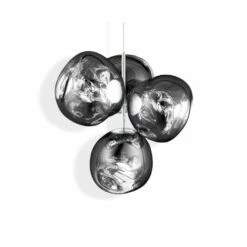 Tom Dixon MELT LED CHANDELIER (MULTIPLE SIZES) 24 Tom Dixon MELT LED CHANDELIER (MULTIPLE SIZES) -Robinson Sale Store TomDixonMEC01CH CUSM4 melt chandelier small chrome front diffuser 2