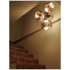 Tom Dixon MELT LED CHANDELIER (MULTIPLE SIZES) 31 Tom Dixon MELT LED CHANDELIER (MULTIPLE SIZES) -Robinson Sale Store TomDixon MEC04GO CUSM4 Lifestyle1