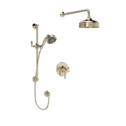 PALLADIAN 1/2" THERMOSTATIC & PRESSURE BALANCE 3 FUNCTION SYSTEM TRIM WITH INTEGRATED VOLUME CONTROL -Robinson Sale Store np1gtkisbavhx1sip0v3 20 1